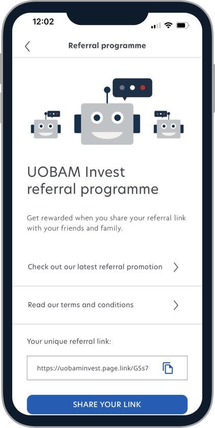 Refer A Friend Screen 2