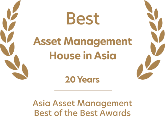 Best Asset management House in Asia Award for 20 years