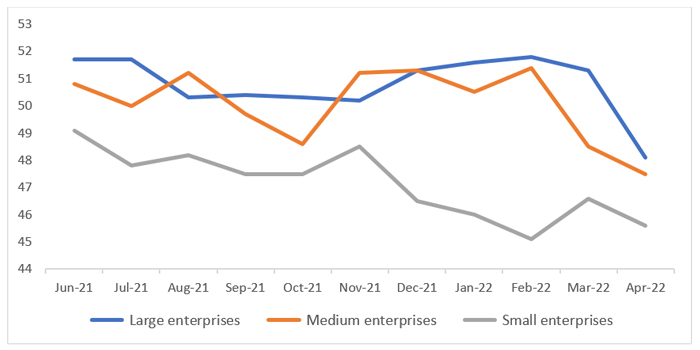 PMI by enterprise scale